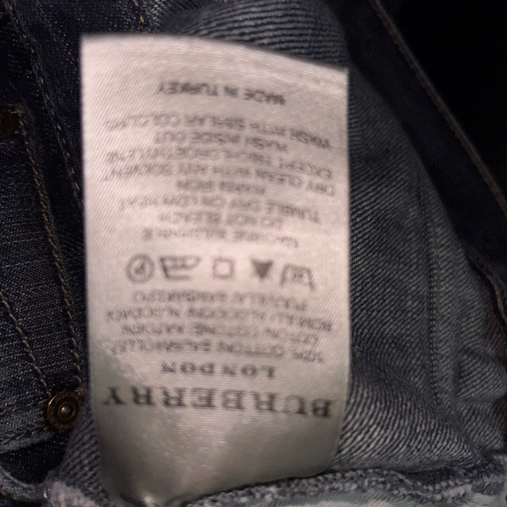 Burberry Blue Straight Jeans Classic Fit - Picture 9 of 11